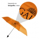 Paraguas de bolsillo y mango con clip en varios colores