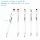 Bolígrafo metálico con destape de grabado al color del touch LEXUS Pluma
