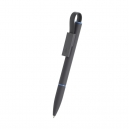 Bolígrafo USB 8 gb de aluminio tinta de escritura negra