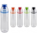 Cilindro Deportivo Hookah transparente y vasotapa 700ml PROMOCIONAL