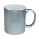 Taza Tarro Argel para sublimar Plata 11 Oz