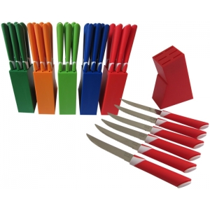 Juego de Cuchillos Rioma con 6 piezas y base PROMOCIONAL