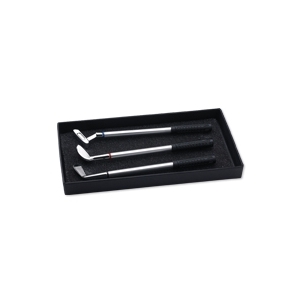 Juego de tres boligrafos baston de golf PROMOCIONAL