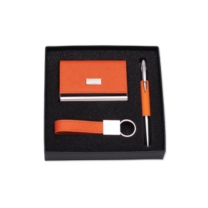 Juego de tarjetero llavero y boligrafo 3 PROMOCIONAL