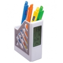 Reloj con portaplumas Shenyang en forma de revistero PROMOCIONAL