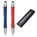 Boligrafo metalico de silicon con punta touch PROMOCIONAL