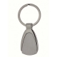 Llavero metálico con placa en forma de gota Drop