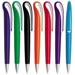 BOLIGRAFO CISNE PLASTICO PLUMA PROMOCIONAL