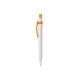 BOLIGRAFO CUERPO BLANCO CLIP COLOR PLUMA PROMOCIONAL
