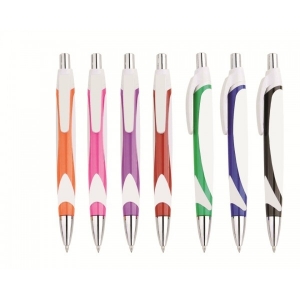 BOLIGRAFO COMBINE BLANCO Y COLOR PLUMA PROMOCIONAL