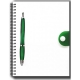 LIBRETA CON CUBIERTA DE PLASTICO ESPIRAL METALICO PROMOCIONAL