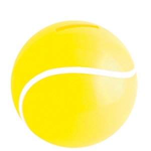 ALCANCIA EN FORMA DE PELOTA DE TENNIS PROMOCIONAL
