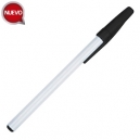 BOLIGRAFO DE PLASTICO CON TAPON PLUMA PROMOCIONAL