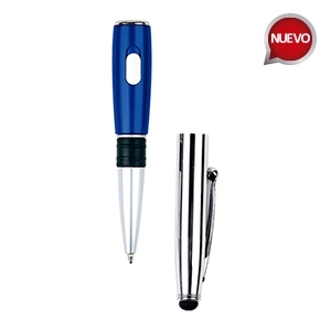 BOLIGRAFO CON LAMPARA Y TOUCH PLUMA PROMOCIONAL