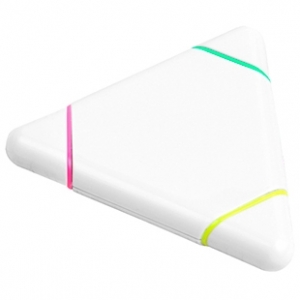MARCA TEXTOS NEBRASKA EN FORMA TRIANGULAR CON 3 COLORES PROMOCIONAL