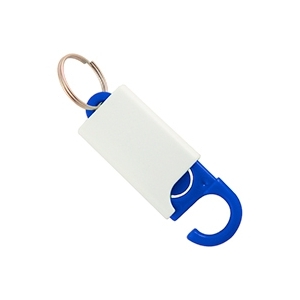 LLAVERO GANCHO DE PLASTICO PROMOCIONAL