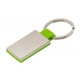 LLAVERO RECTANGULAR CON METAL TELA PROMOCIONAL