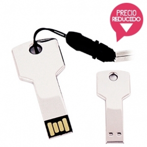 MEMORIA USB METALICA LLAVE 4 GB PROMOCIONAL