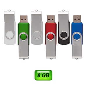Memoria USB Giratoria London 8 GB