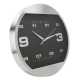 Reloj de pared con borde de aluminio OSSIAN