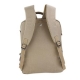 Mochila tipo portafolio de poliéster beige REUS