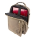 Mochila tipo portafolio de poliéster beige REUS