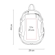 Mochila Bitono NOVA con espacio para laptop.