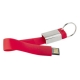 USB llavero MORAY 8 GB de silicón con placa metálica