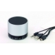 Bocina Bluetooth con lector de micro SD y base antideslizante