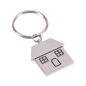 Llavero metálico en forma de casa Lar