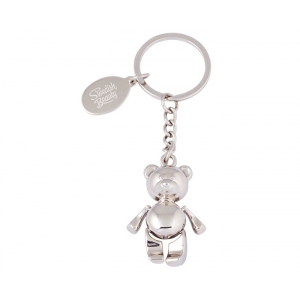Llavero en forma de Osito Teddy con placa para grabado