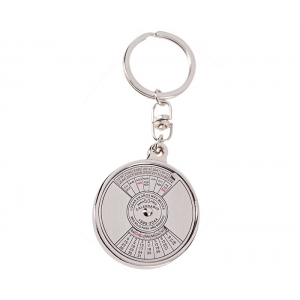 Llavero circular con calendario perpetuo Eternity