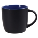 Taza cerámica negra con interior de color LUCIANA
