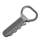 Llavero de metal en forma de llave o Key