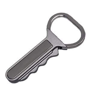 Llavero de metal en forma de llave o Key
