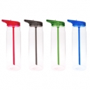 Ánfora o cilindro con tapa y popote de color Tritan