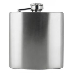 Licorera 6 oz acero inoxidable elegante