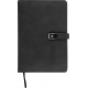 Libreta Secret de estilo ejecutivo con pastas satinadas y broche metálico