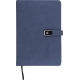 Libreta Secret de estilo ejecutivo con pastas satinadas y broche metálico