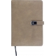 Libreta Secret de estilo ejecutivo con pastas satinadas y broche metálico