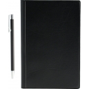 Libreta de estilo ejecutivo Slim con bolígrafo a juego