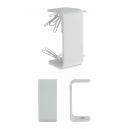Porta clips imantado en forma de C Magnet con 20 clips