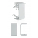 Porta clips imantado en forma de C Magnet con 20 clips