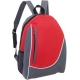 Mochila poliéster bicolor con vivos en color blanco