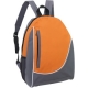 Mochila poliéster bicolor con vivos en color blanco