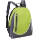 Mochila poliéster bicolor con vivos en color blanco