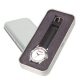 Estuche para reloj rectangular de metal
