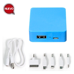 Power bank o banco de poder cuadrado de 2400 mAh