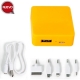 Power bank o banco de poder cuadrado de 2400 mAh