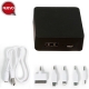 Power bank o banco de poder cuadrado de 2400 mAh